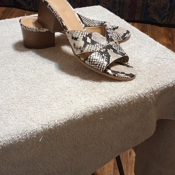Nine West Snakeskin Patterned Mules - Picture 4 of 7